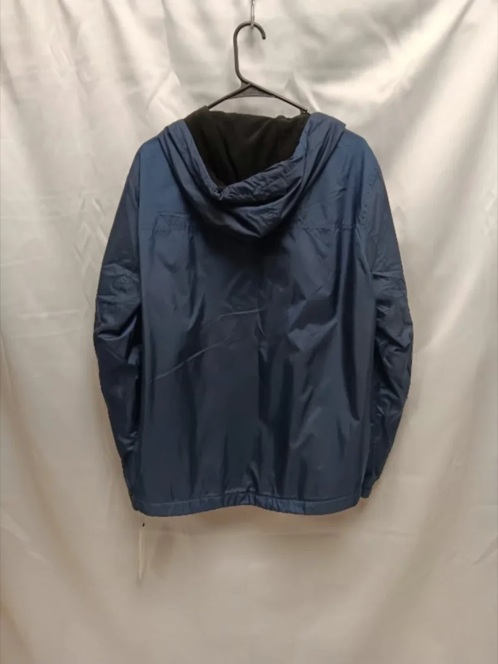 Mens Calvin Klein Navy Blue Hooded Windbreaker Jacket Size Medium NWT ORG $150